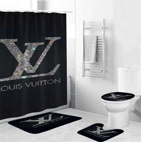 louis vuitton shower curtain|louis vuitton shower curtains set.